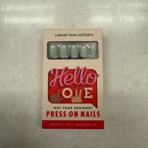 Hello Love Mint Green Press-On Nails - Ready Set Nailed It